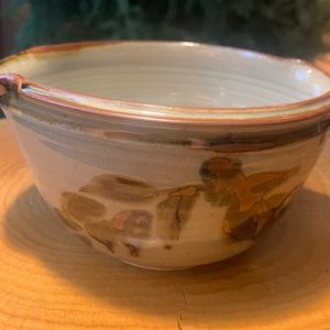 Paul Vorstermans Signed Pottery Bowl /The Mad River Pottery , Creemore ONT
